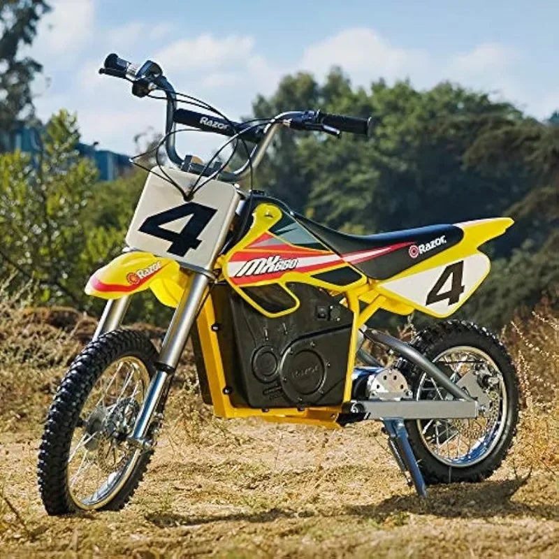 MX650 Dirt Rocket Electric-Powered Dirt Bike with Authentic