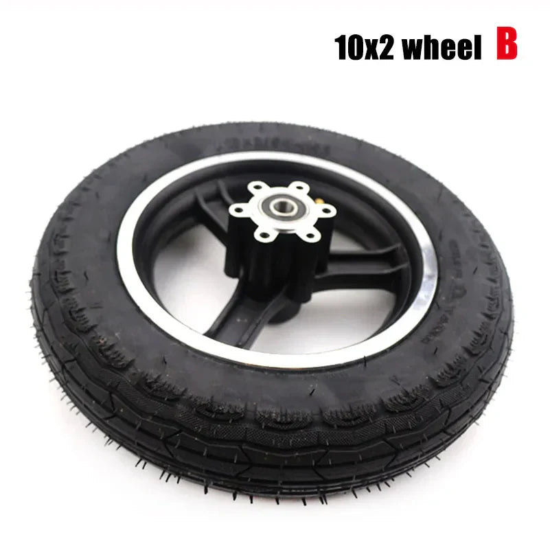 10x2.125 / 10x2.5 Inch Wheel Hub Electric Scooter Explosion-Proof Tire Set