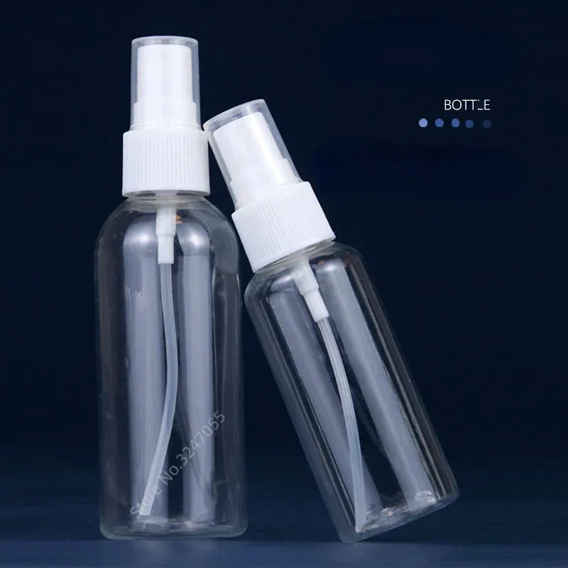 Refillable 10ml 30ml 50ml 60ml 100ml Clear PET