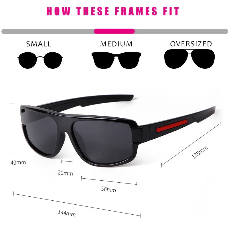 Fashion Driving Sport Men Polarized Sunglasses Women Retro