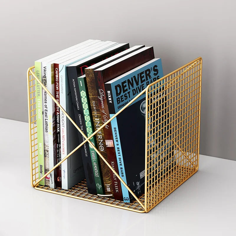 Metal Bookends Magazine Racks Sideboards Display Organizer Bedroom