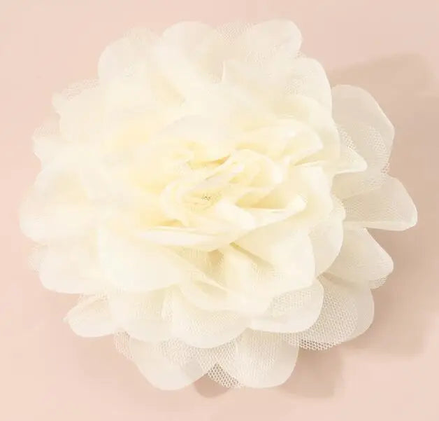 Brooch New Red Bridal Brooches Big Flower Women's
