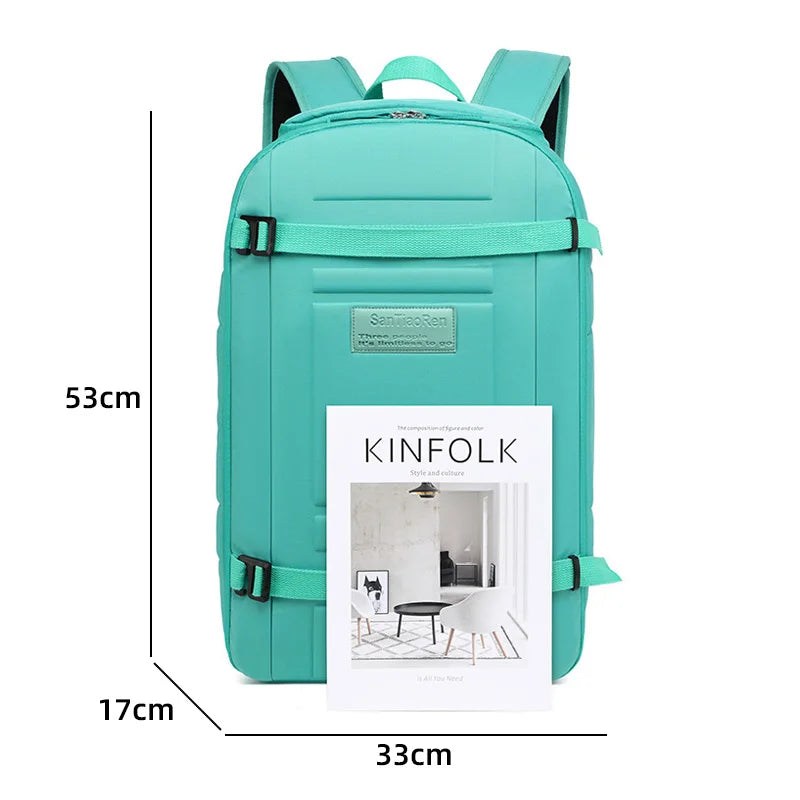 Women Leisure Travel Backpack Men's Oxford Waterproof Business