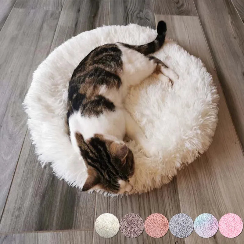 Round Cat Bed Mat Pet Sleeping Bed For