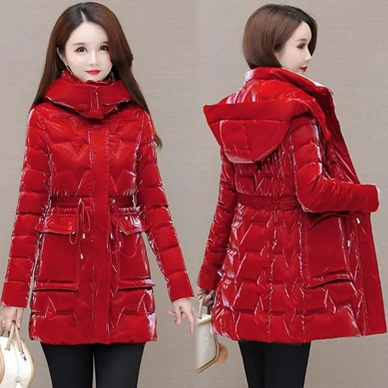 New Down Cotton Coat Women 2023 Korean Cotton
