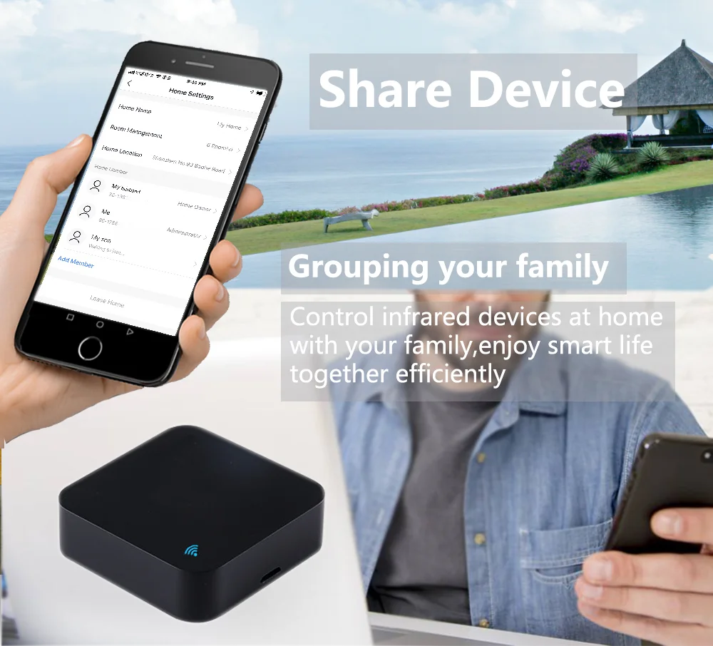 Tuya WiFi RF IR Remote Control 433MHz/315MHz For