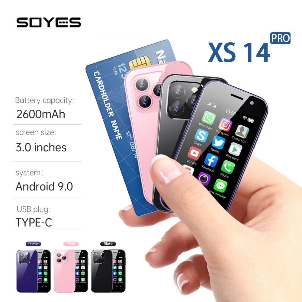 SOYES XS14 Pro Mini Smartphone 3.0Inch 4G LTE