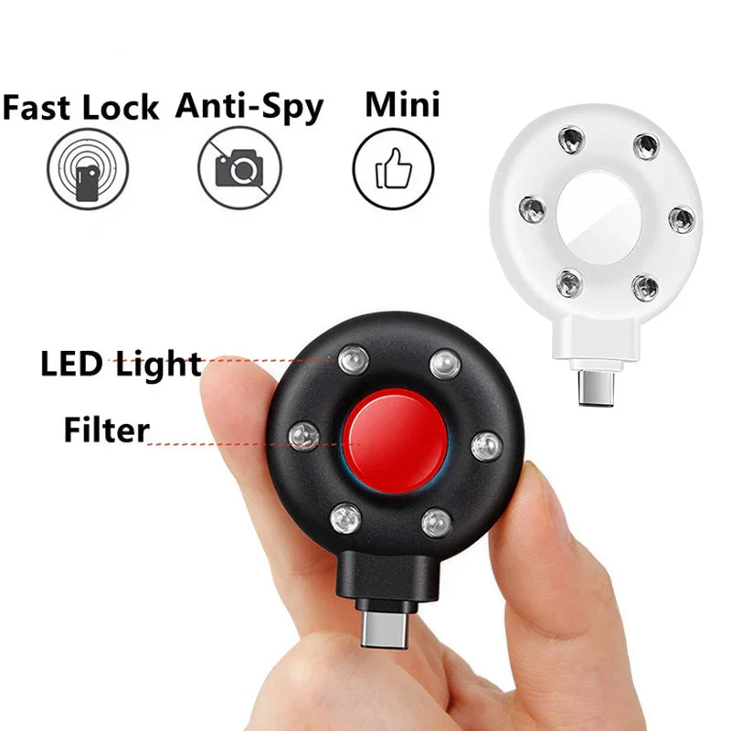 Anti-camera detectors Security Protection Wiretaps Covert spies Hidden