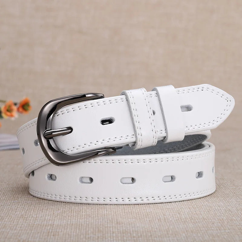 Women Genuine Leather Belt for Female Strap Casual