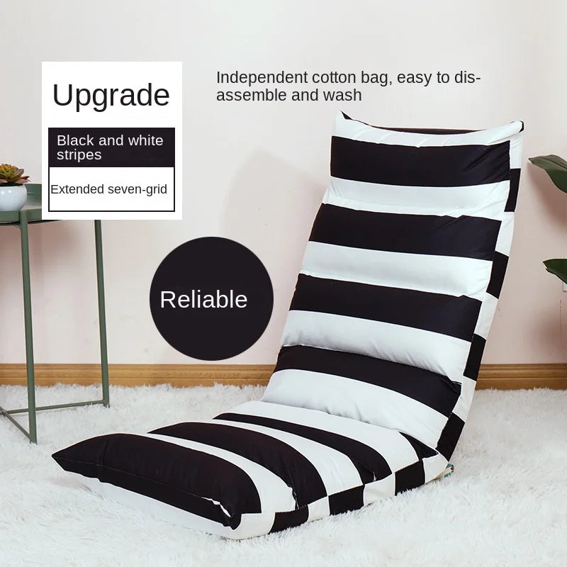 Seven Grids Adjustable Lazy Sofa Chair Tatami Folding