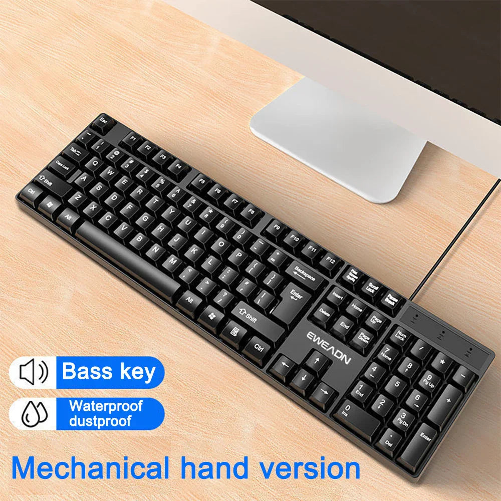 3-piece Set Gaming Keyboard Mouse Headphone Set Wired