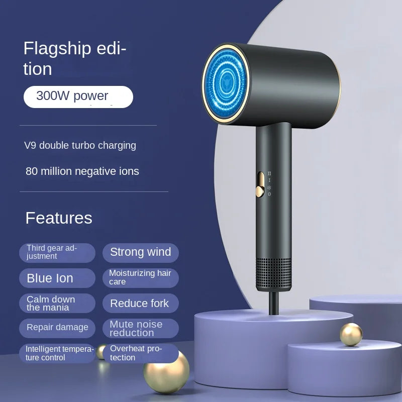 Electric Hair Dryer Hair Care Anion for Dormitory