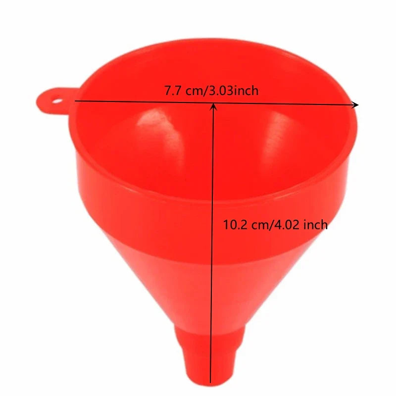Refueling Funnel with Filter Motorcycle Refuel Gasoline Engine