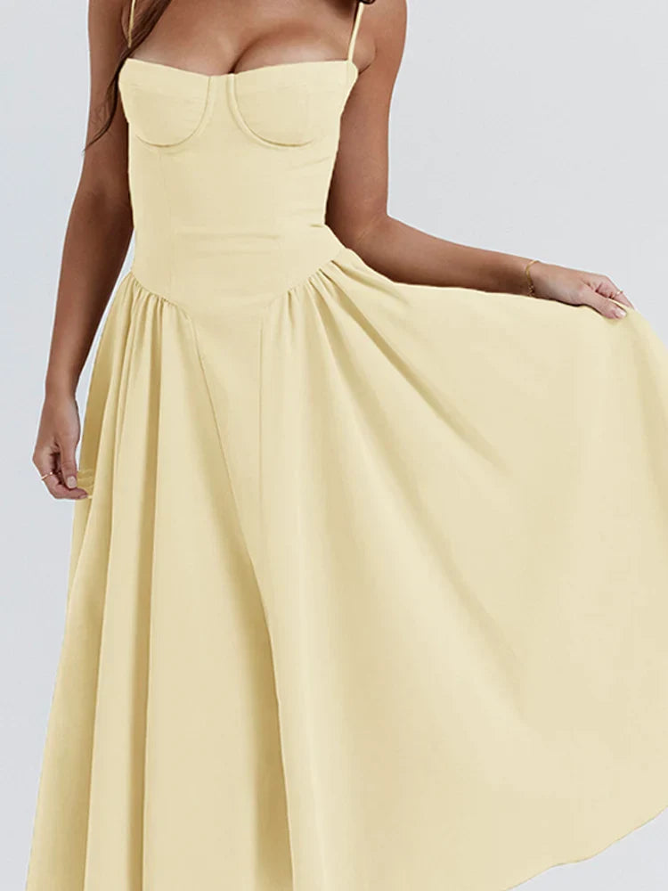 Summer Floral Slip Dress Women Sexy Tube Tops