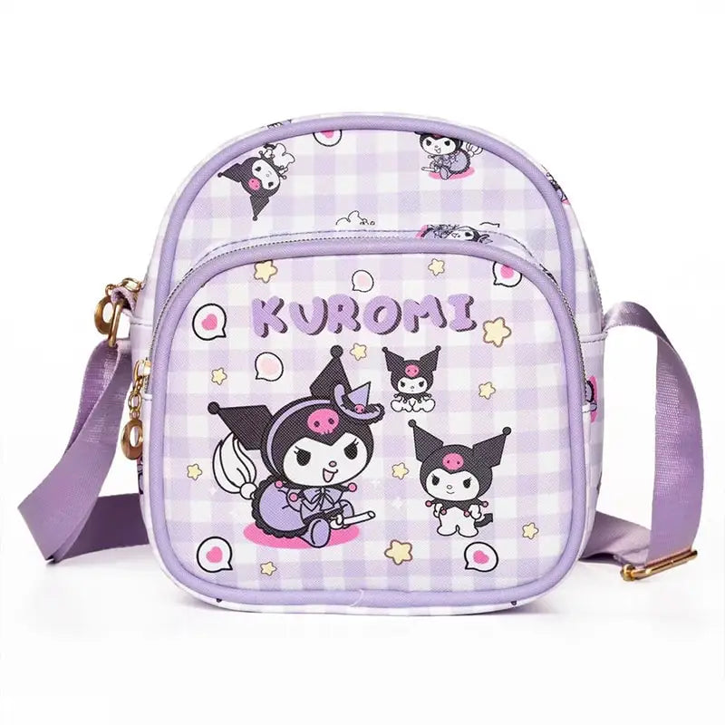 Sanrioed Cartoon Hello Kitty Melody Kulomi Messenger Bag