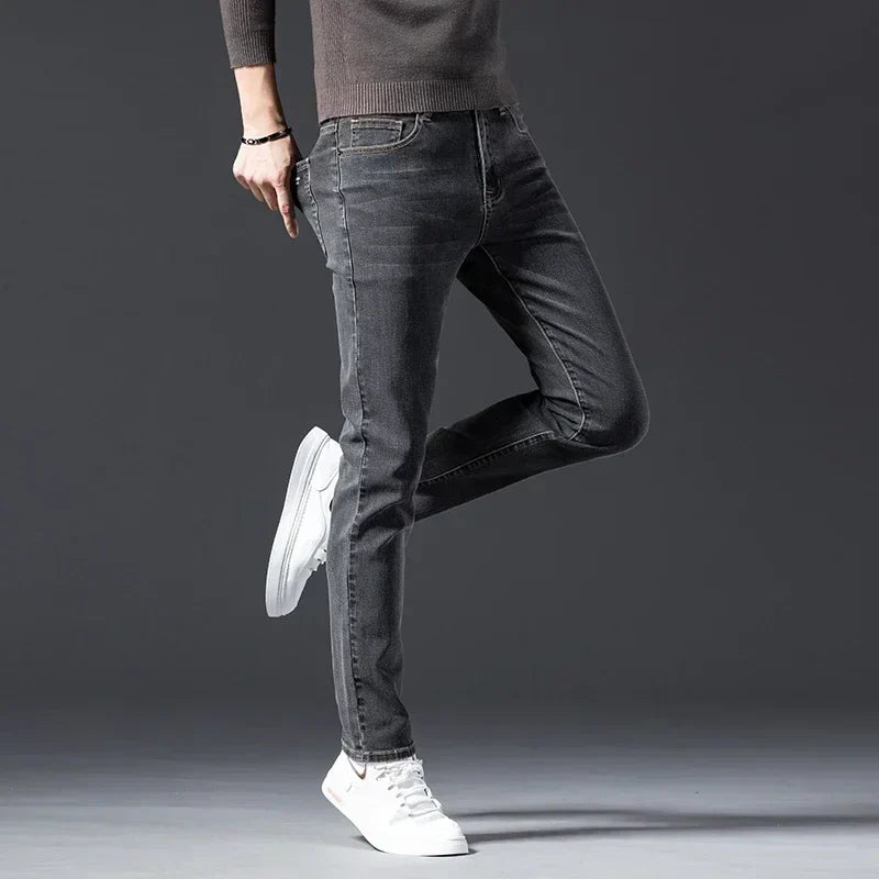 2023 Autumn New Men's Straight Leg Jeans Vintage
