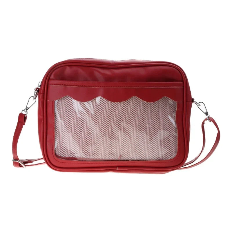 Japanese Harajuku Ita Bag for Women PU Transparent