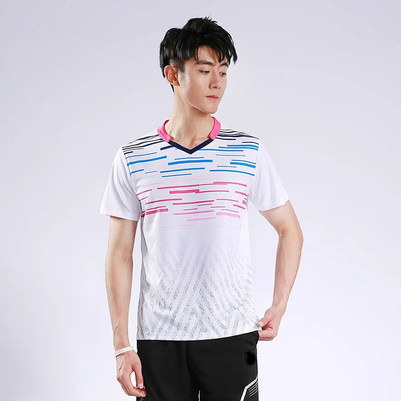New Badminton Shirts Men Women Table Tennis Shirts