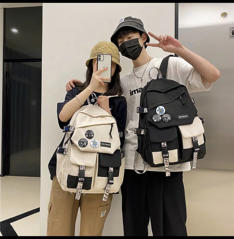 Fashion waterproof nylon women Backpack Girl travel High