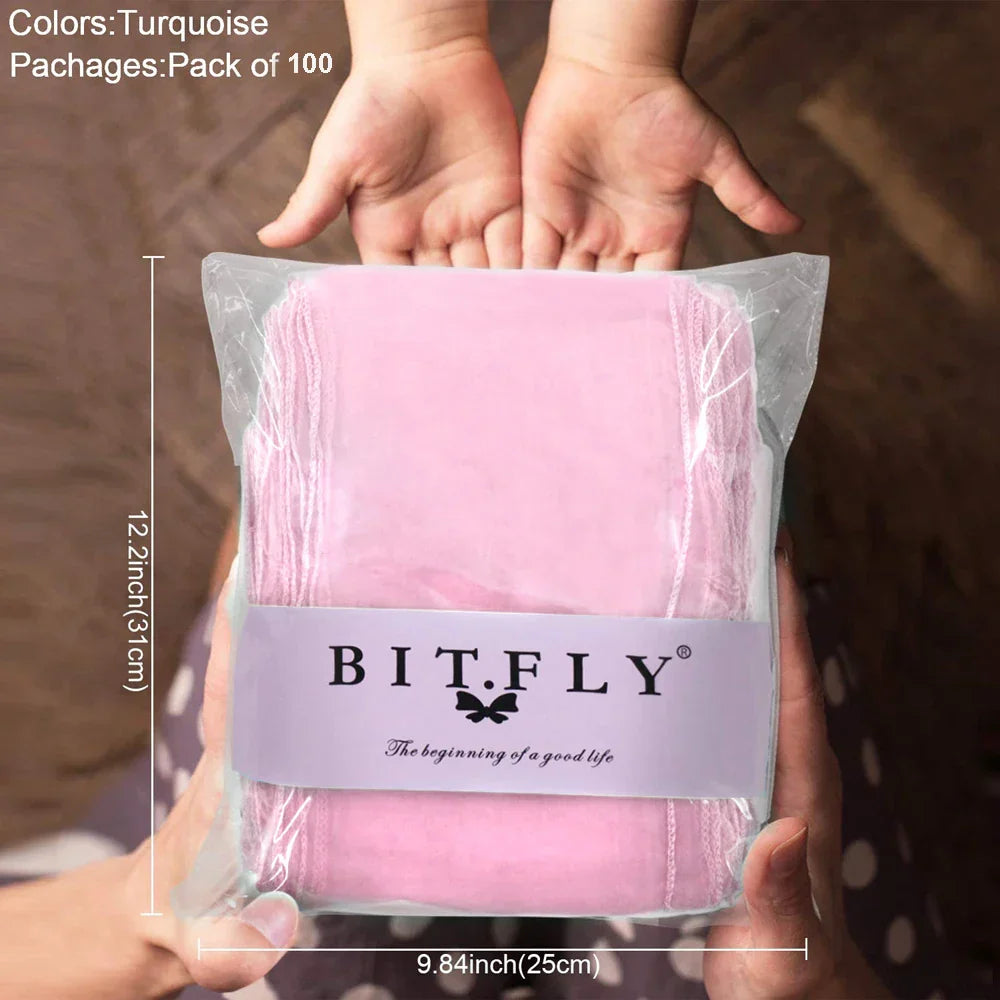 30PCs/lot Organza Chair Sashes Knot Bands Chair Bows