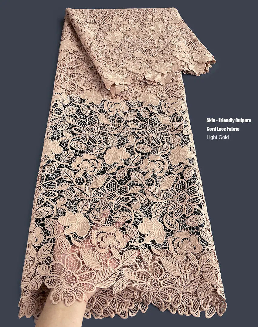 Skin friendly 5 Yards Top Class Guipure Lace