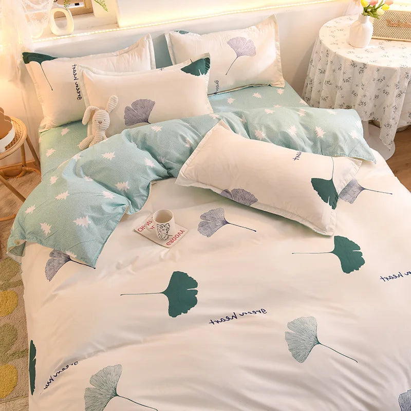 Cute Bedding Set Men Women Duvet Cover Bed