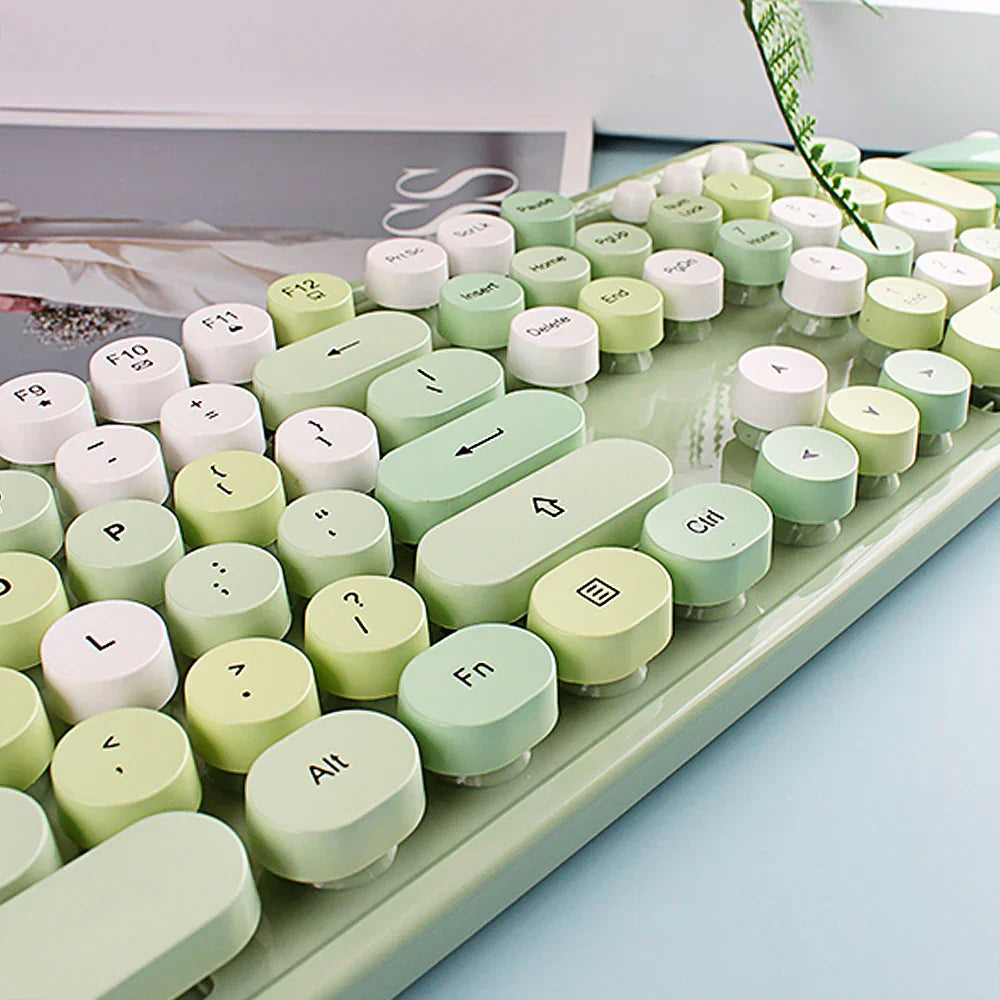 Mofii Sweet Keyboard Mouse Combo Mixed Color 2.4G