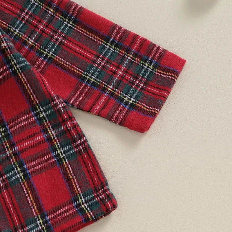 Christmas Kids Girls Boys Pajamas Set Loungewear Suit