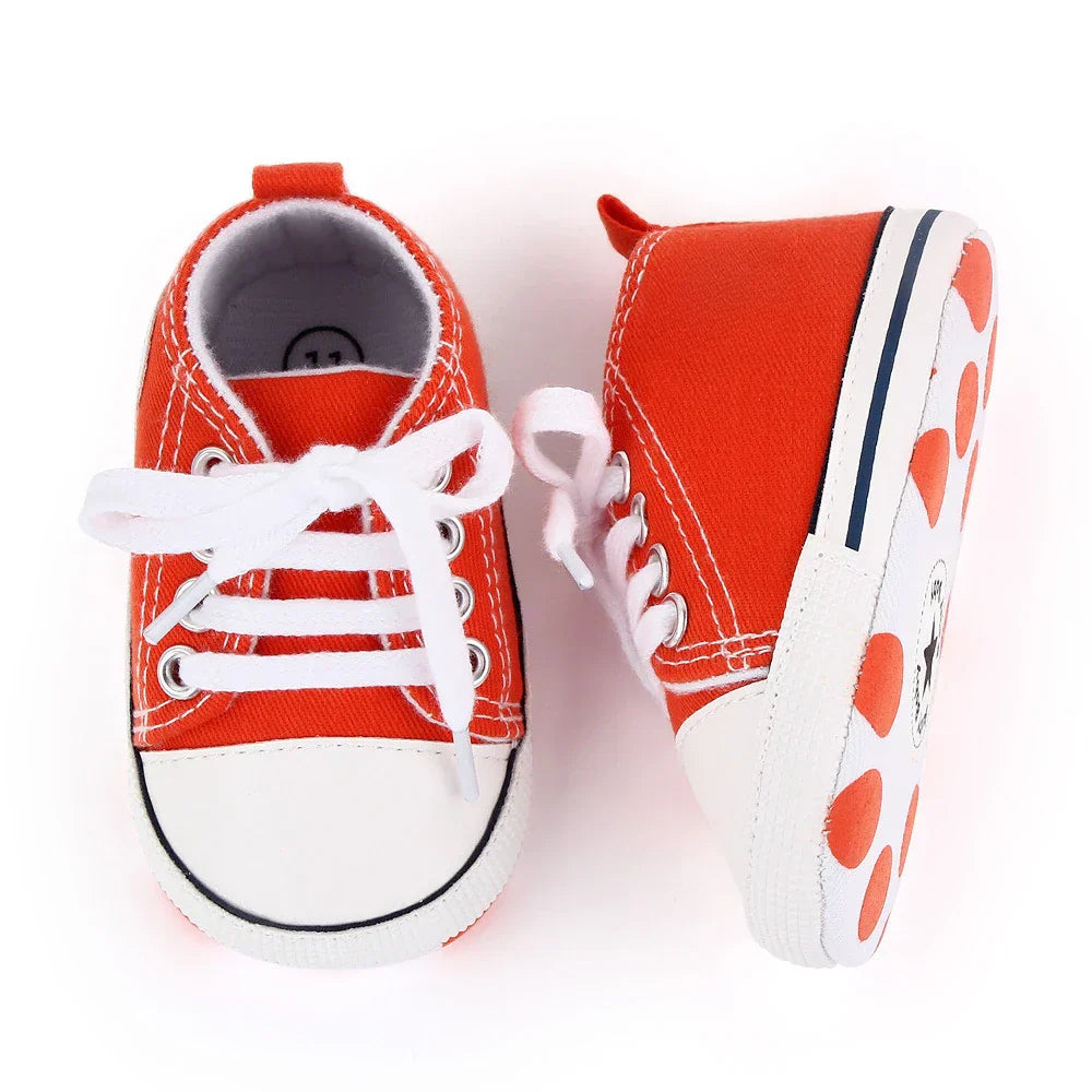 Baby Canvas Classic Sports Sneakers Newborn Baby Boys