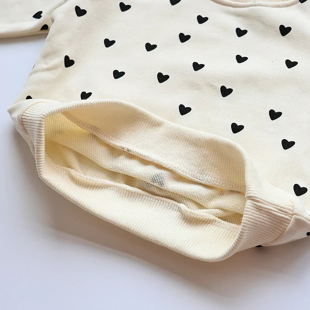 MILANCEL Baby Clothing Set Full Heart Kids Boys