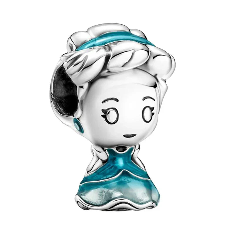 Fit Pandora Beauty and The Beast Charms Bracelet