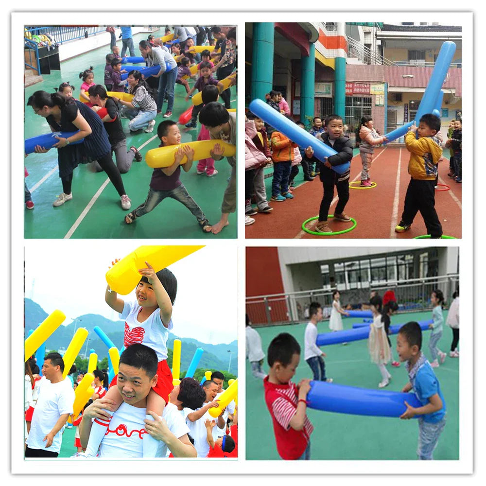 color inflatable balloon air stick children outdoor games