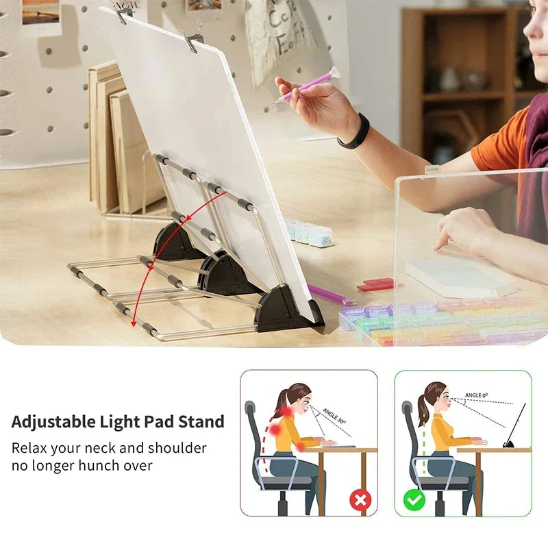 ARTDOT LED Light Pad For 5D Stitch Diamond