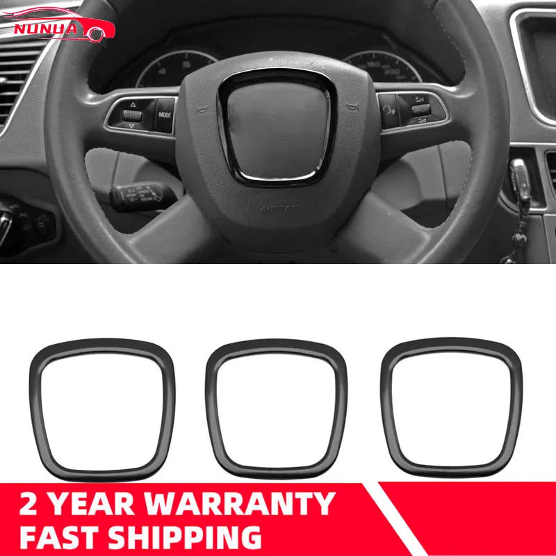Chrome Car Steering Wheel Frame Replacement For Audi