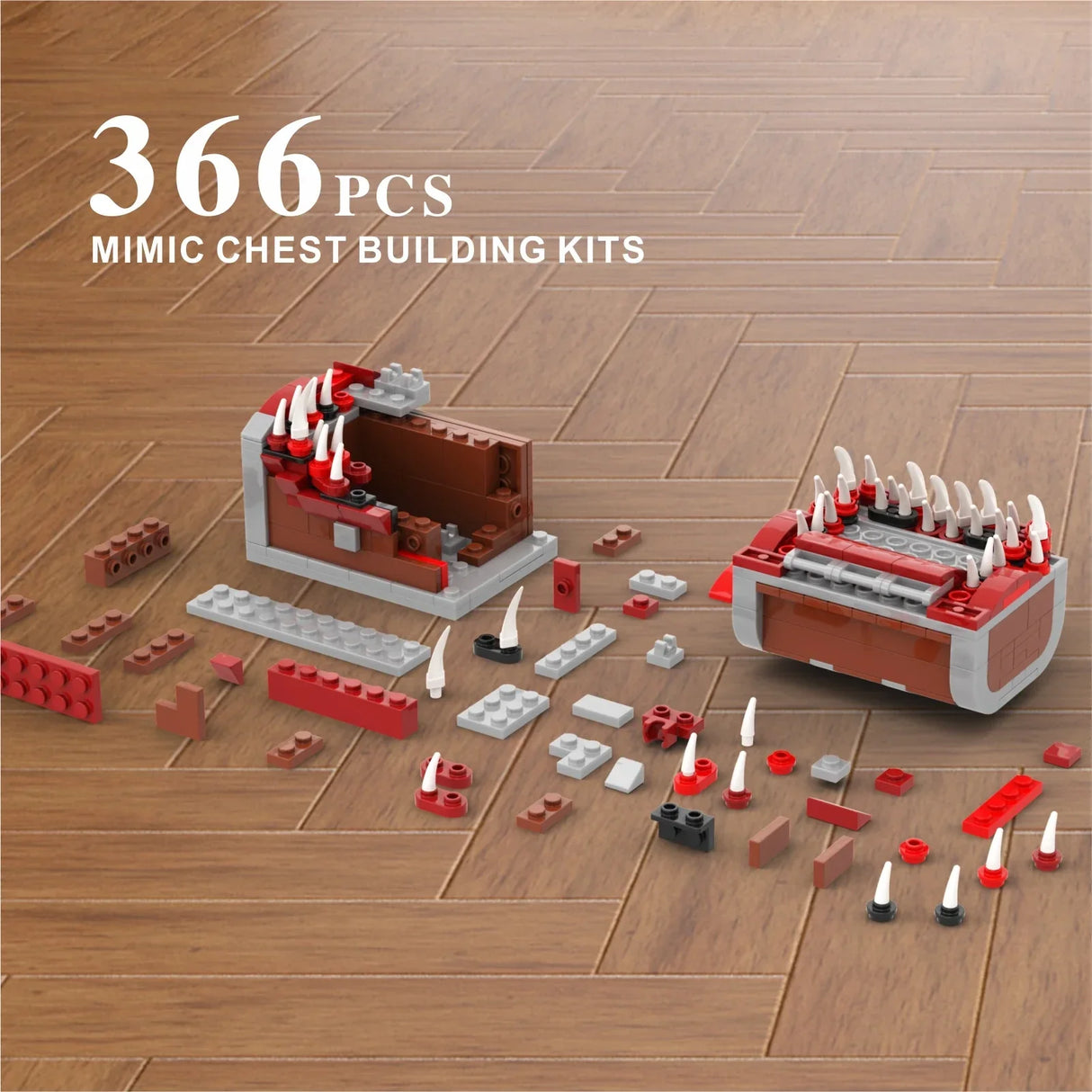 BuildMoc Mimic Chest Yaranzo Monster Building Blocks Final