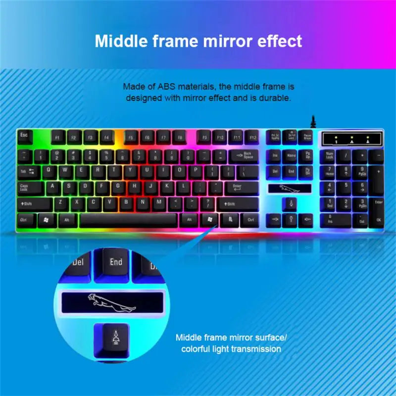 RYRA Keyboard Mouse Set G21B-RGB-BA Mechanical Gaming Keyboard
