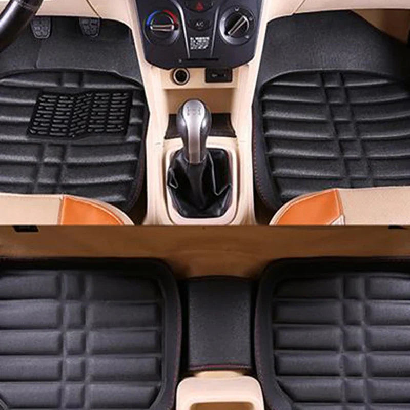 5pcs Auto Floor Mats Foot Rugs Carpets Car