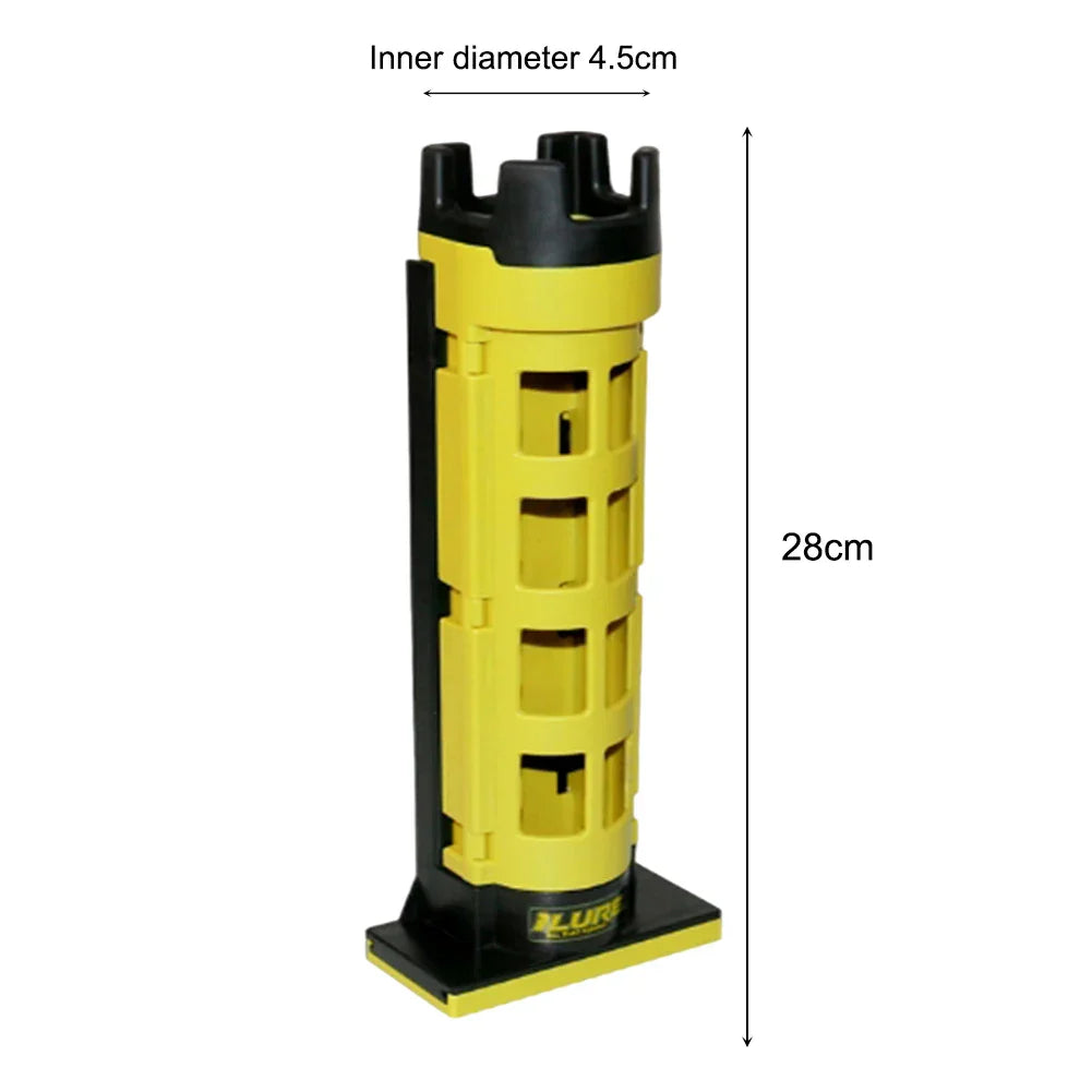 3-Layer Folding Fishing Tackle Box Multipurpose Fishing Storage