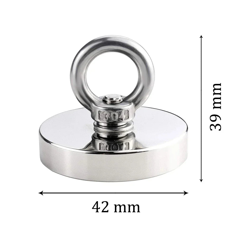 Super Strong Neodymium Fishing Magnet Hook N52 Heavy