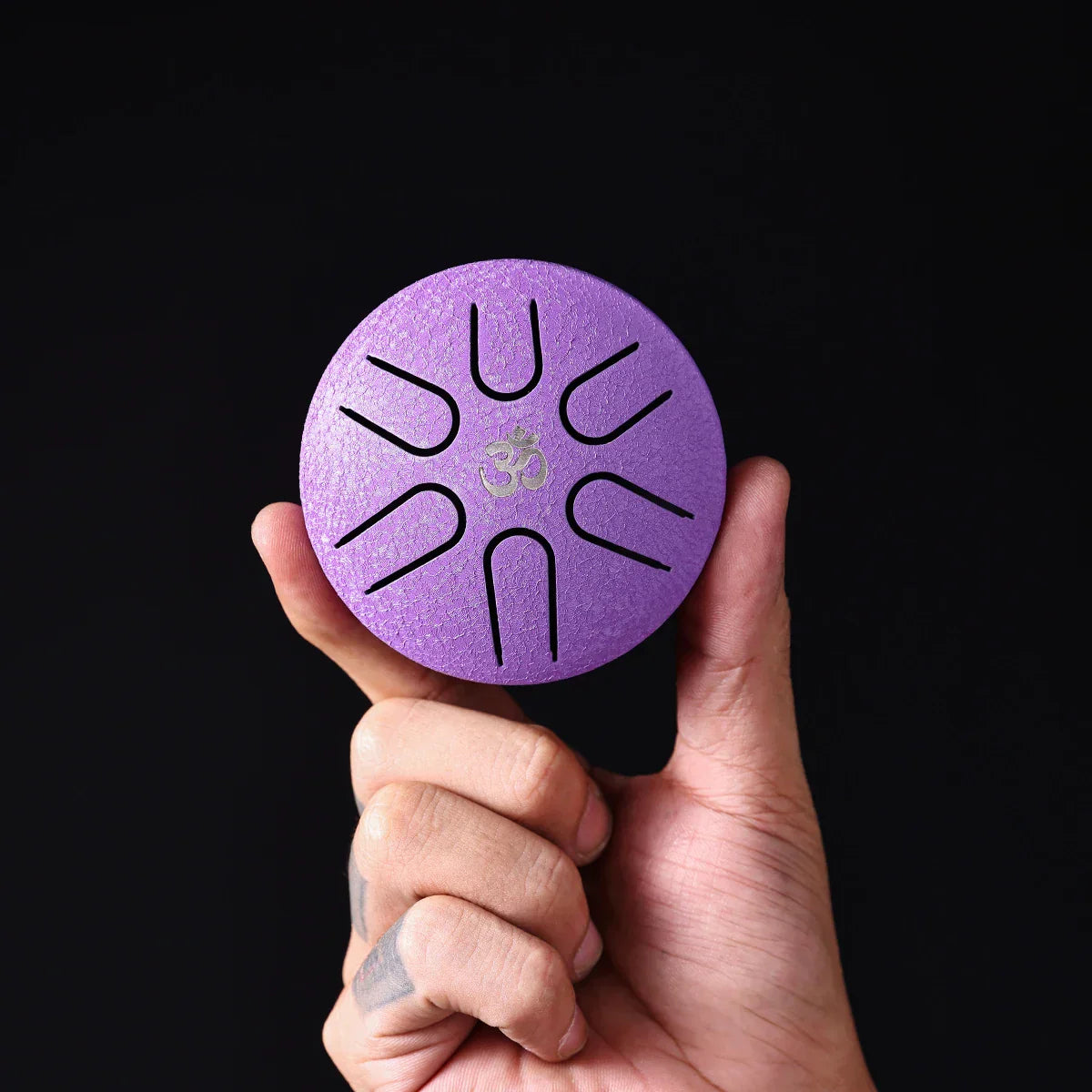 HLURU 3 Inches Steel Tongue Drum 6 Notes
