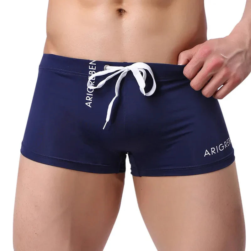 Swimsuit Men's Swimming Trunks Boxer Briefs Swimming Swim
