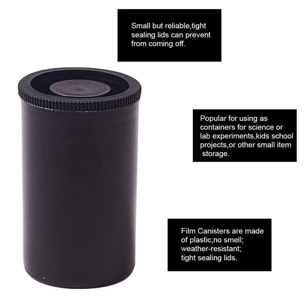 50pcs 33MM Plastic Empty Film Canister Camera Reel