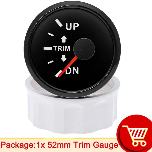 9-32V 52mm Waterproof Trim Gauge for Auto & Boat