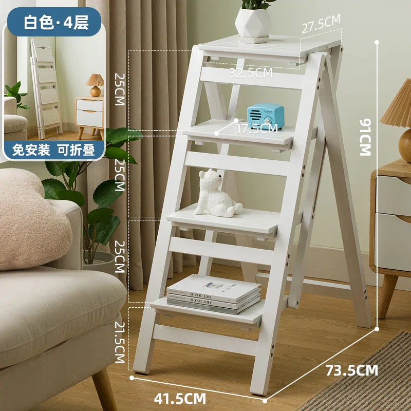 Platforms Telescoping Step Stools Foldable Attic Bar Portable