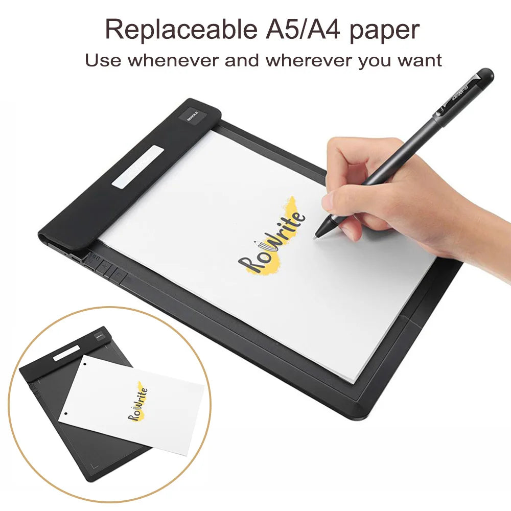 ROYOLE Bluetooth Digital Writing Pad A5 Size Smart