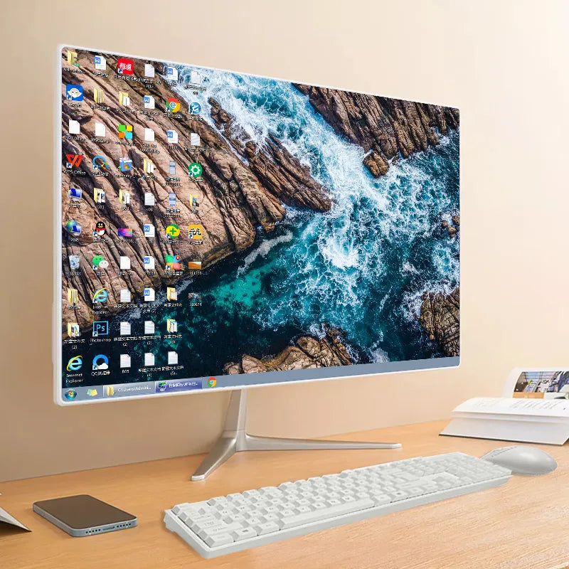 Gaming PC 24 Inch All In One PC Intel Core i5/i7 12 Generation Computer DDR4 Complete Desktop Full Set Windows 10 Monoblock PC