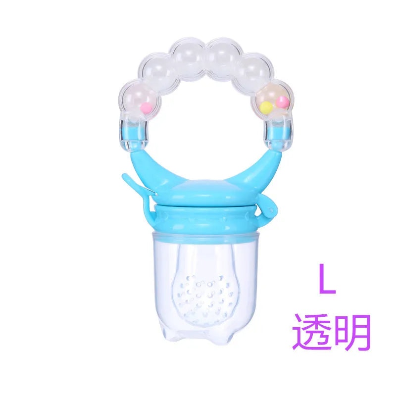 Silicone Baby Fruit Feeder with Cover Baby Nipple