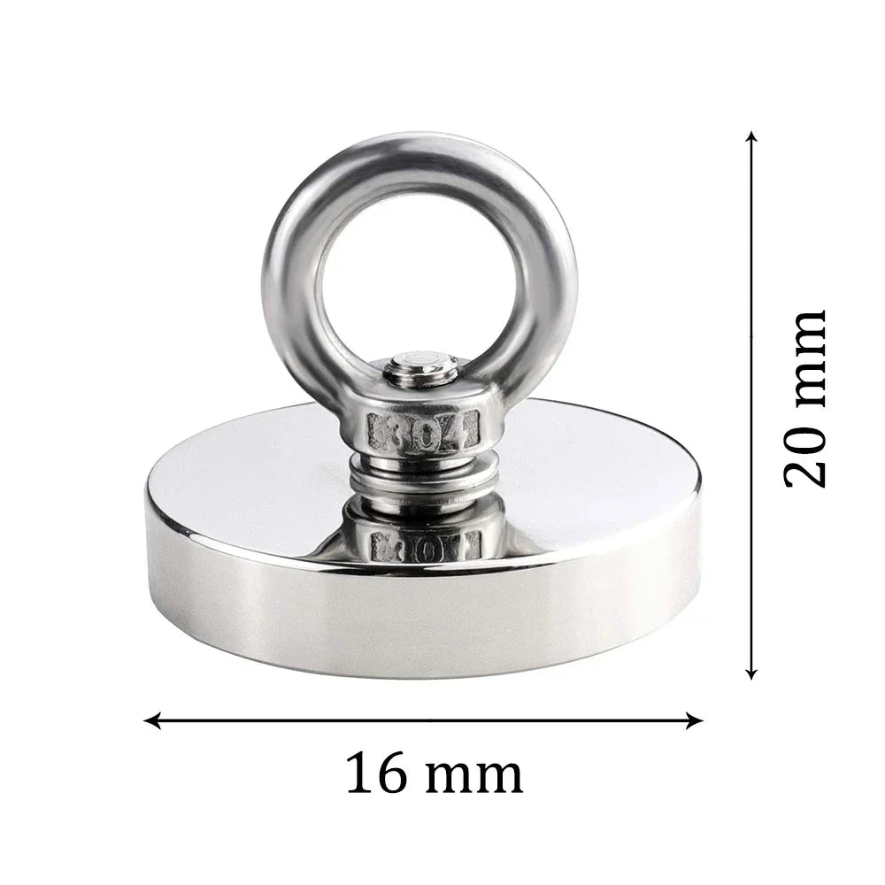 Super Strong Neodymium Fishing Magnet Hook N52 Heavy