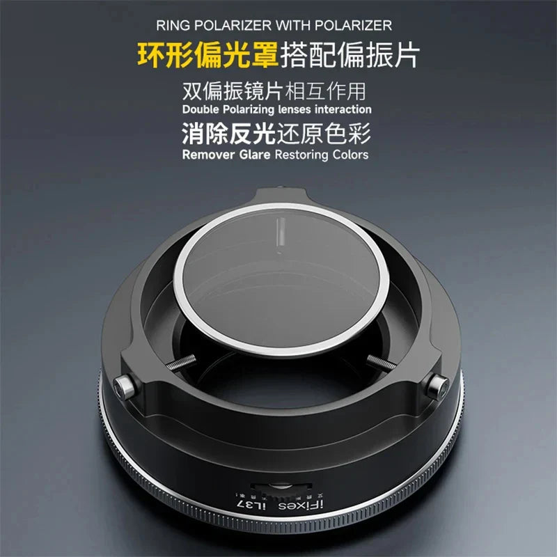 IFixes IL37 Microscope Adjustable Polarized Light Source Ring