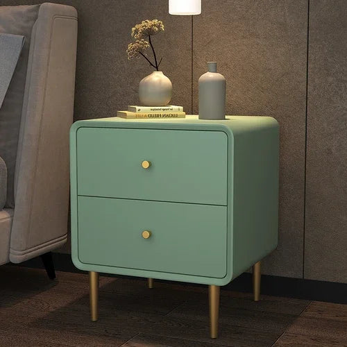 Storage Organizer Bedsides Table Drawers Unique Wood Italian